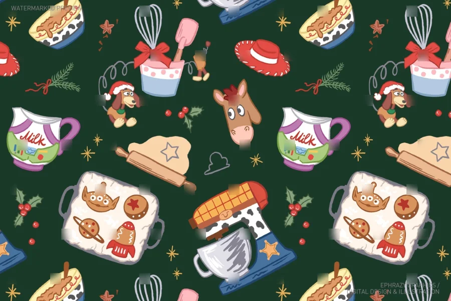 Toy Story Christmas Baking Set [136] - 7