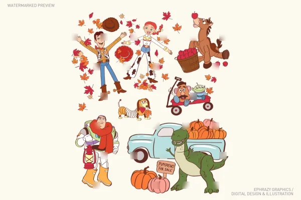Toy Story Pumpkin Patch Clipart [143] - Clipart