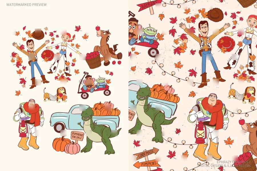 Toy Story Pumpkin Patch Set [143] - 1
