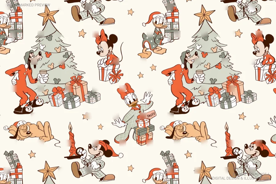 Mickey and Friends Christmas Tree Set [146] - 4