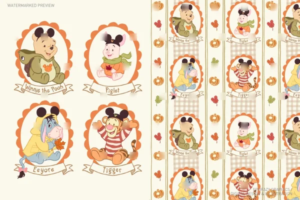 Winnie the Pooh Fall Friends Set [148] - Sets
