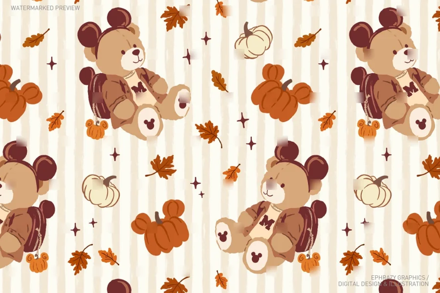 Tis the Season Fall Teddy Bear Set [150] - 8