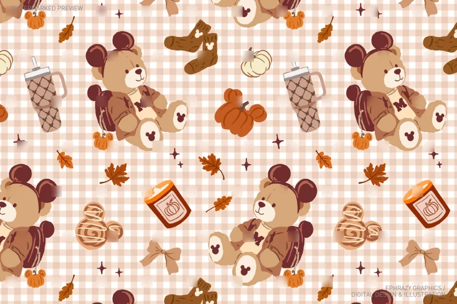 Tis the Season Fall Teddy Bear Set [150] - 10