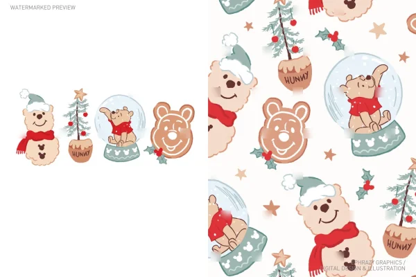 Winnie the Pooh Christmas Set [159] - Sets