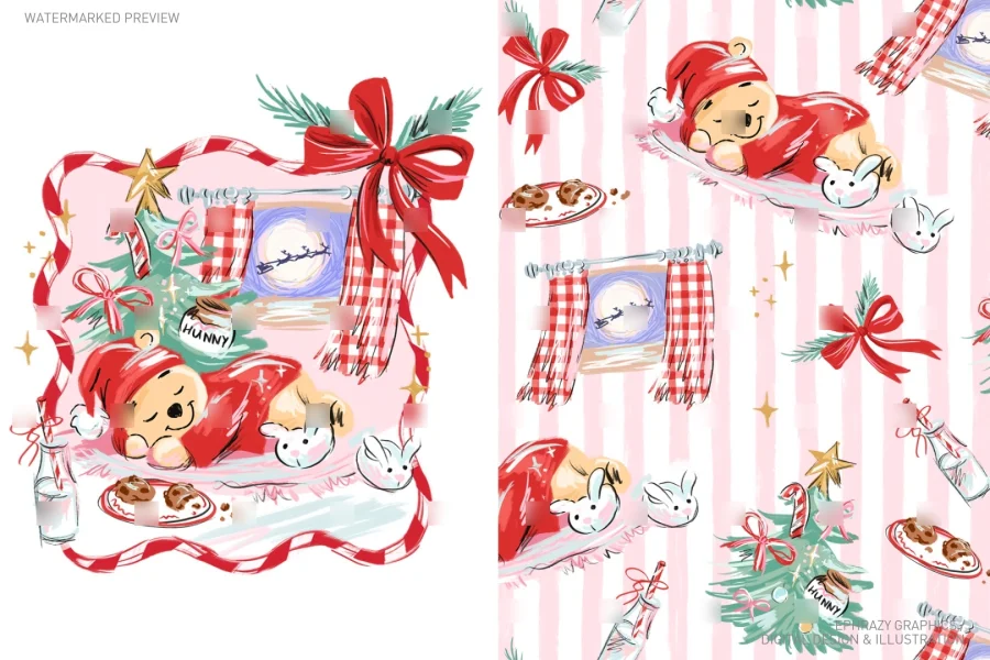Winnie the Pooh Christmas Eve Set  [161] - 1