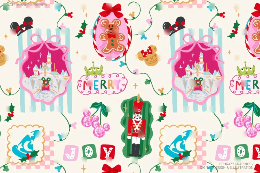 Disney Preppy Christmas Castle Set [163] - 9