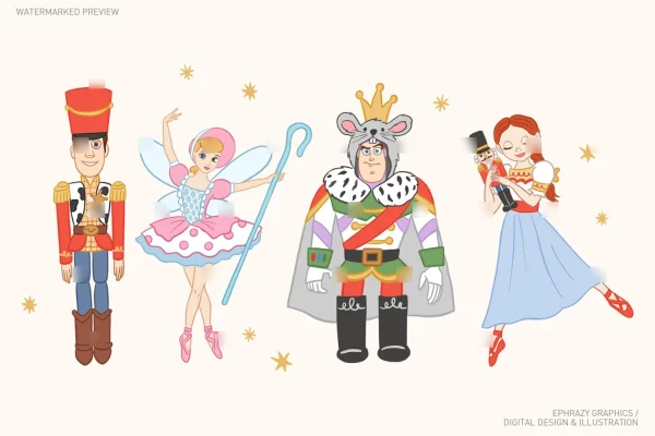 Toy Story Nutcracker Ballet Clipart [164] - Clipart