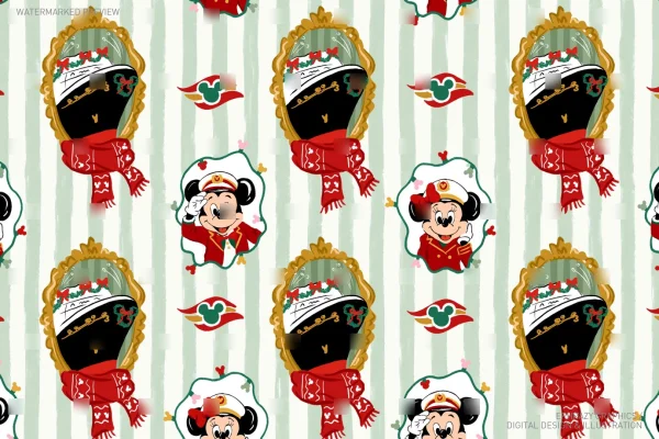 Disney Very Merrytime Cruise Seamless Pattern [165] - Seamless