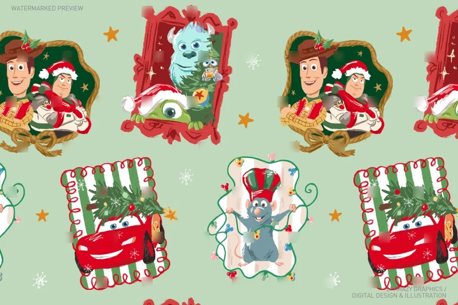 Disney Pixar Christmas Characters Set [167] - 10