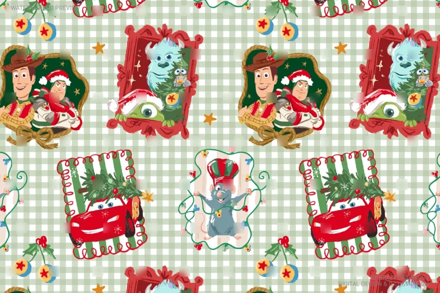 Disney Pixar Christmas Characters Set [167] - 6