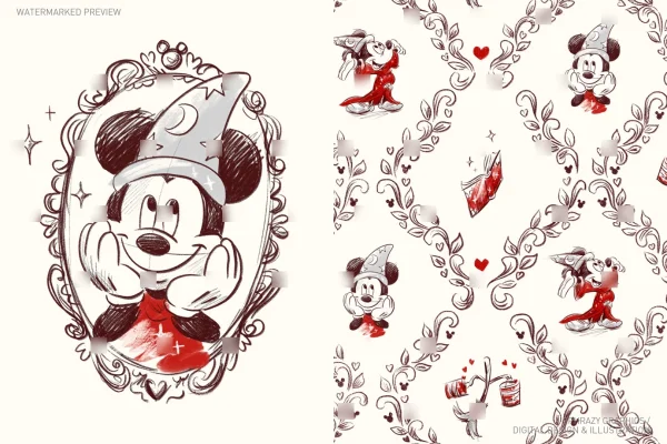 Sorcerer Mickey Valentine's Day Set [168] - Sets