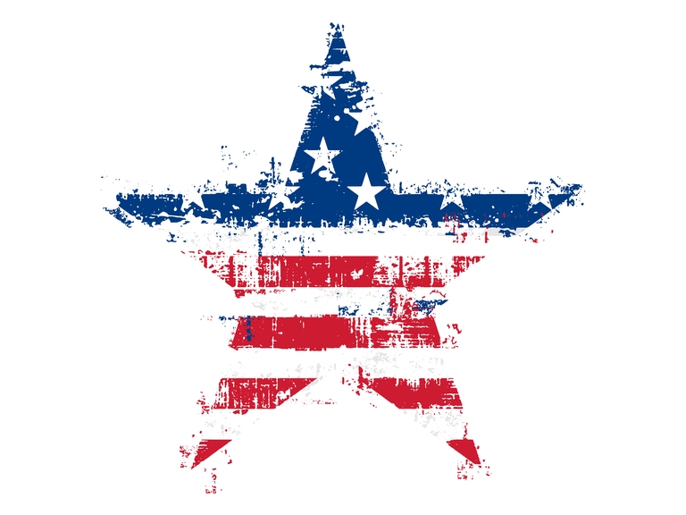 USA Star Clipart American Flag 4th Of July Grunge Patriotic Independence Day