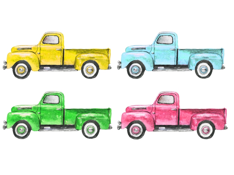Bright Colorful Truck Pack