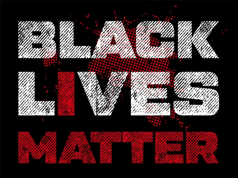 Black Lives Matter BLM Support Grunge