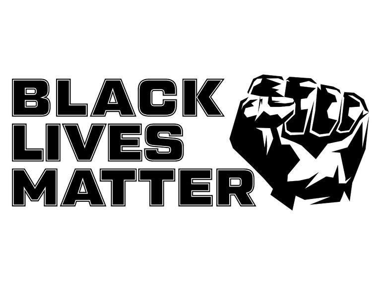 Black Lives Matter Fist BLM Support