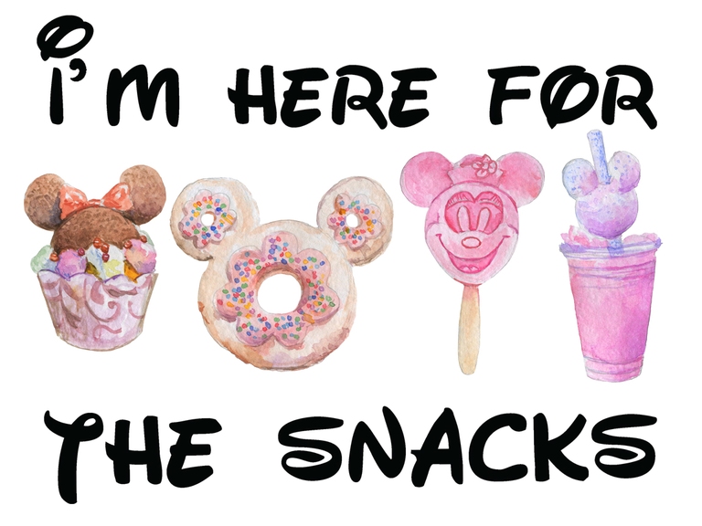 I'm Here For The Snacks Disney(002)