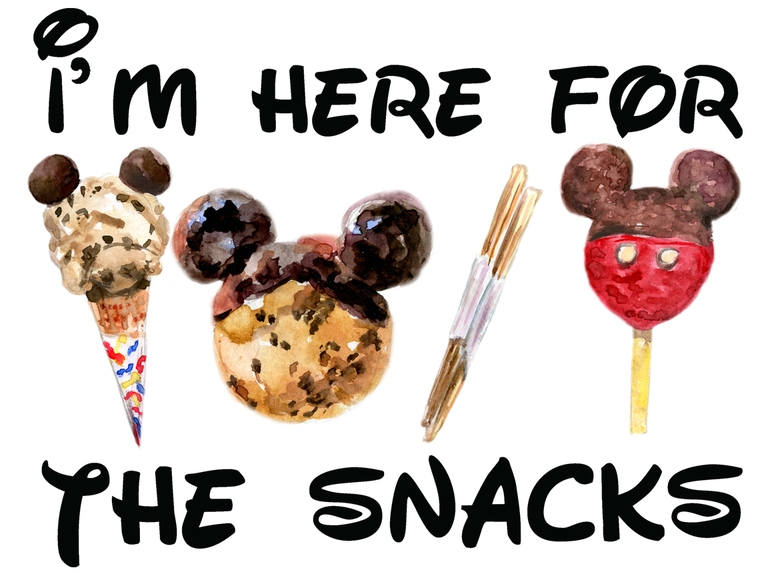 Disney I'm Here For The Snacks (004)