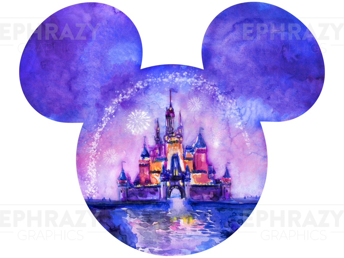 Disney Home Castle Mickey Ears Pack - Digital Download Sublimation