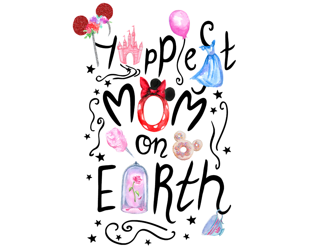 Happiest Mom On Earth Mothers Day T Shirt Ideas, Mickey Mouse Mom Shirt,  Cool Mom Gifts - Allsoymade