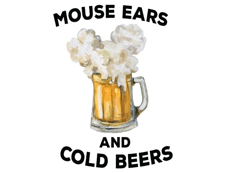 Mouse Ears And Cold Beers Disney Mickey