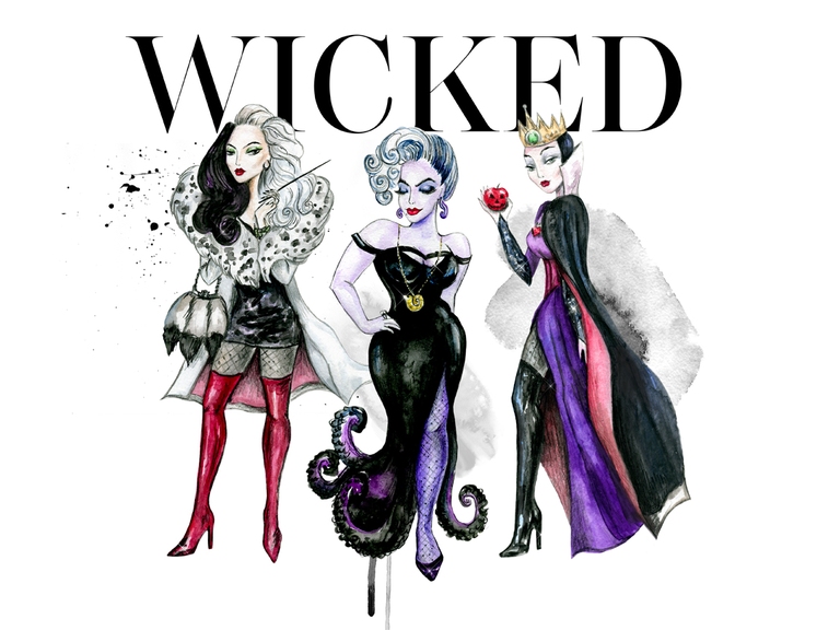 Disney Villains Halloween Wicked Witch Ursula Cruella