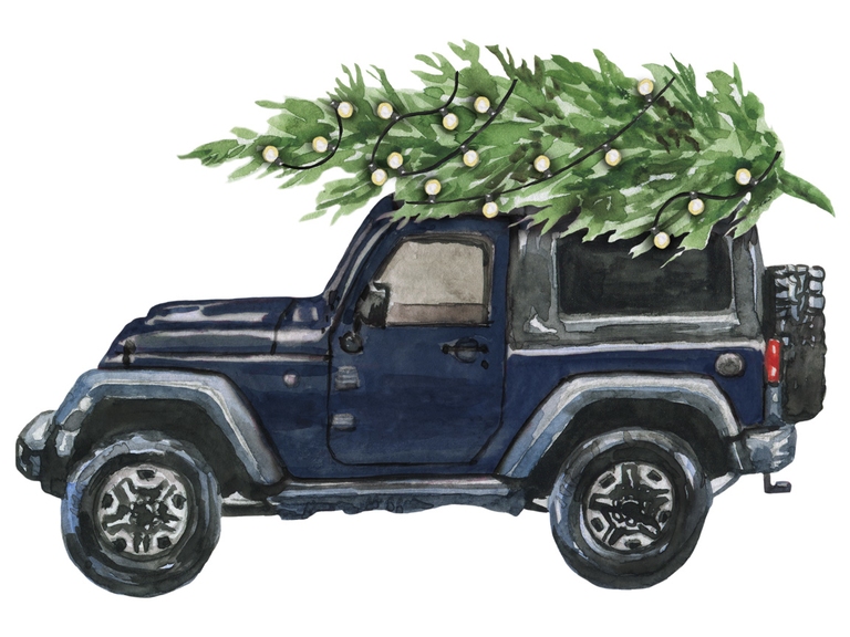 Jeep Navy Christmas Tree