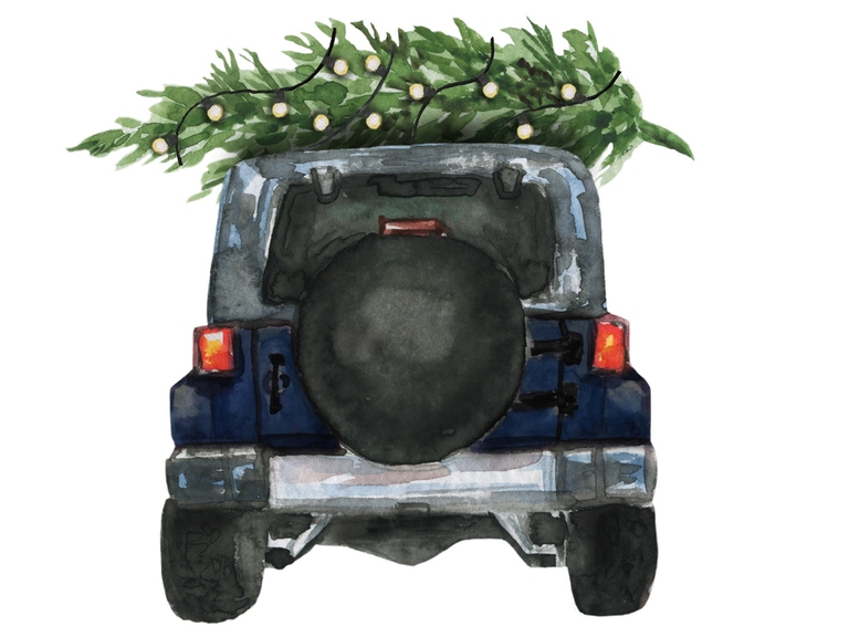 Jeep Navy Back Christmas Tree (002)