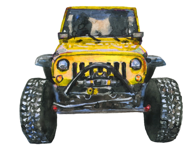 Jeep Yellow Sublimation