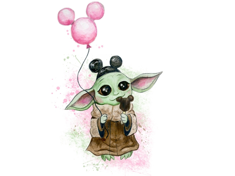 Baby Yoda Girl Disney Star Wars