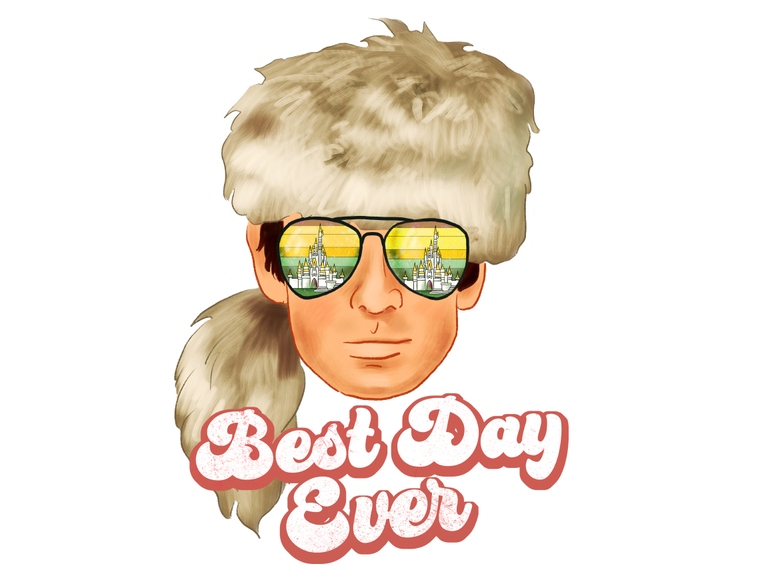 Disney Davy Crockett Castle Sunglasses Retro Sunset Best Day Ever