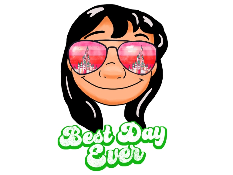Disney Lilo Castle Sunglasses Retro Sunset Best Day Ever