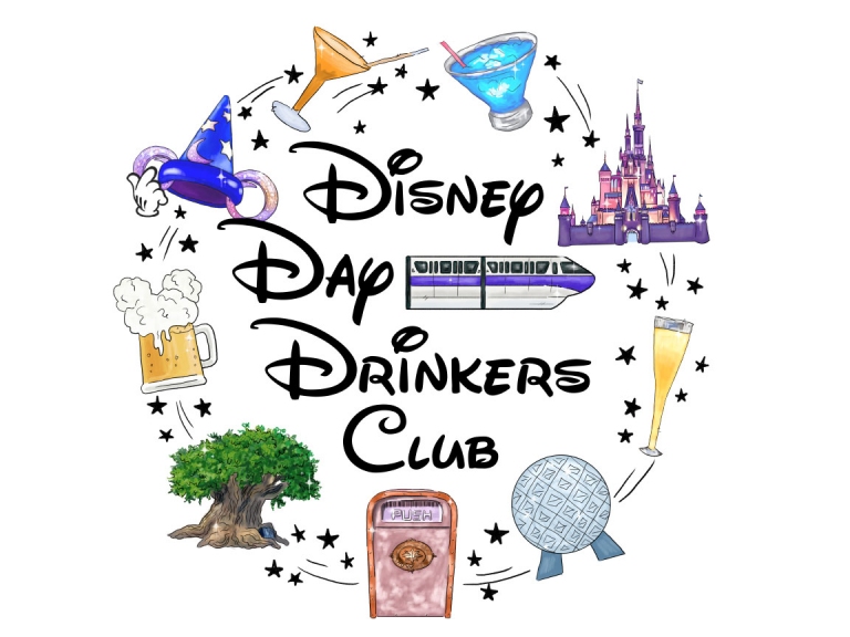 Disney Day Drinkers Club Team Digital Sublimation Download Png