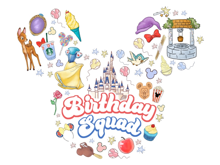 Disney Snow White Birthday Squad
