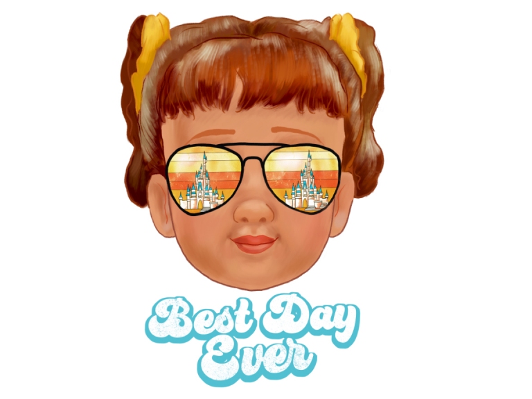 Disney Gabby Doll Toy Story Sunglasses Retro Sunset Best Day Ever