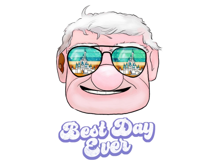 Carl Up Disney Sunglasses Retro Sunset Best Day Ever