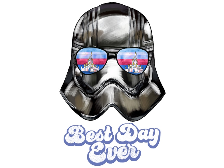 Phasma Star Wars Disney Sunglasses Retro Sunset Best Day Ever