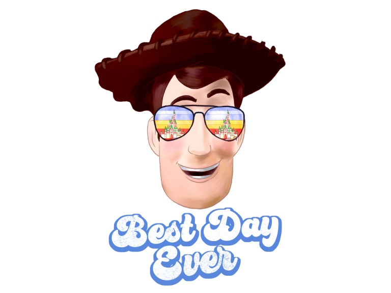 Woody Toy Story Sunglasses Retro Sunset Best Day Ever