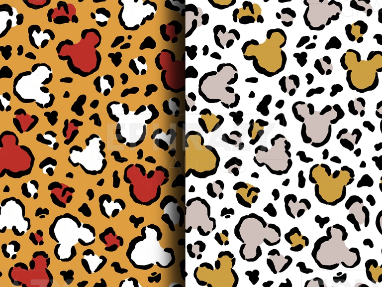 Disney Cheetah Leopard Mickey Pattern 3