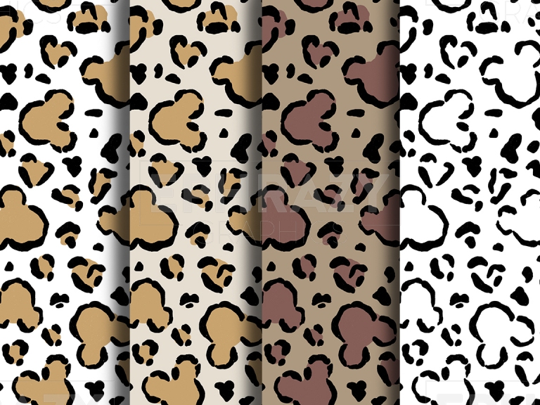Disney Cheetah Leopard Mickey Pattern 4