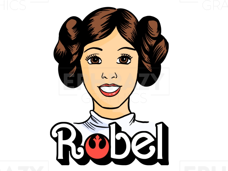 Barbie Leia Star Wars Rebel