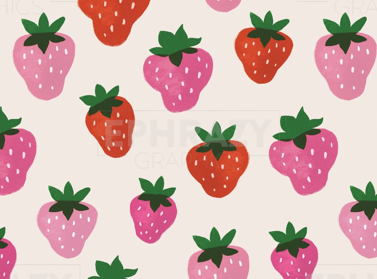 Strawberry Summer Digital Pattern